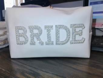La Mariée Bridal Bride Makeup Bag #0 default White thumbnail
