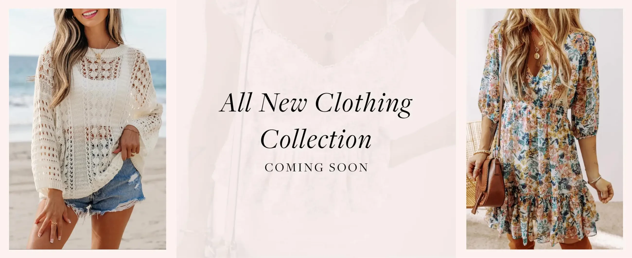 New Clothing Collection Desktop Banner